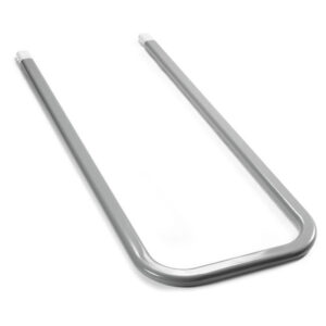 U-förmige Seitenstütze für 9 Fuß × 18 Fuß × 52 Zoll, 12 Fuß × 24 Fuß × 52 Zoll, 16 Fuß × 32 Fuß × 52 Zoll rechteckigen Ultra Frame Pool (Endkappe für U-Stütze und Federclip mit zwei Druckknöpfen enthalten)