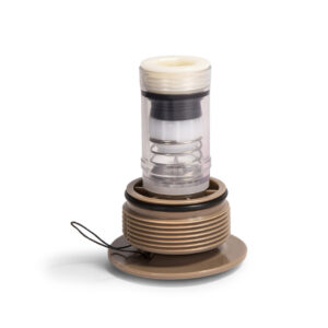 Whirlpool-Druckablassventil-Set – braun